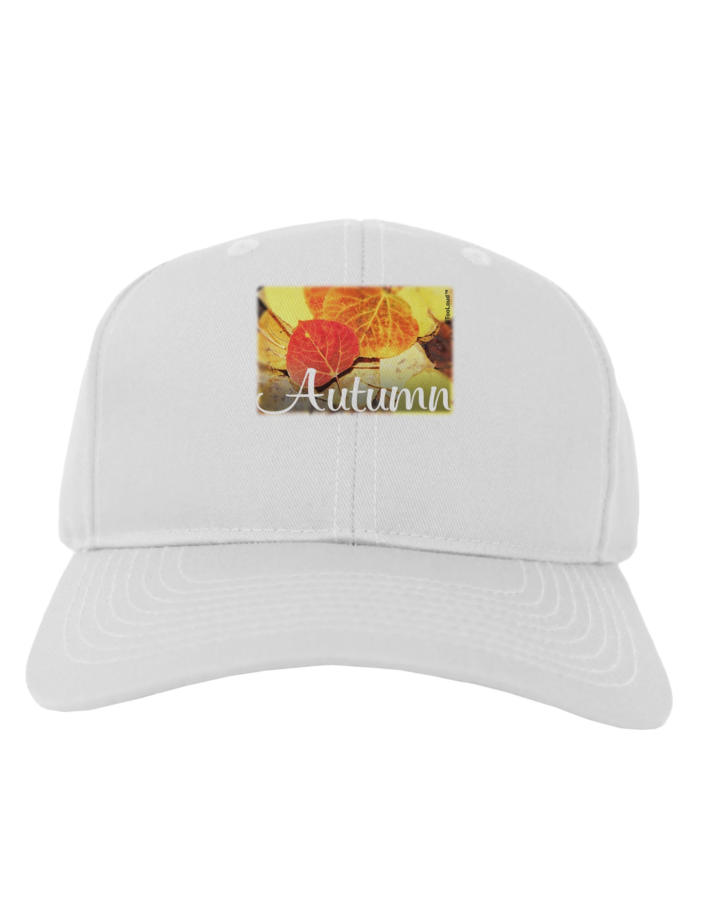 Colorado - Autumn Text Adult Baseball Cap Hat-Baseball Cap-TooLoud-White-One Size-Davson Sales