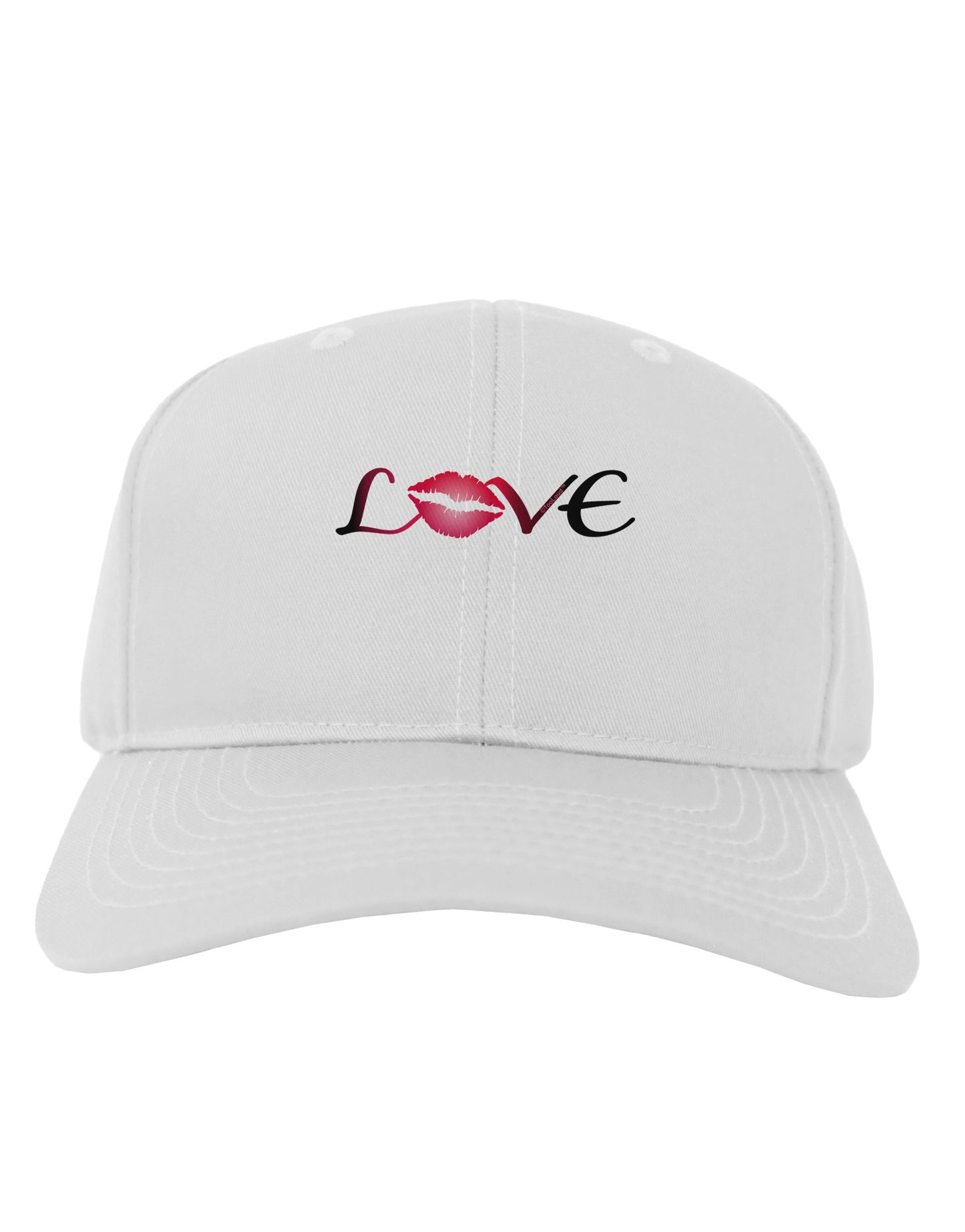 Love Kiss Adult Baseball Cap Hat-Baseball Cap-TooLoud-White-One Size-Davson Sales