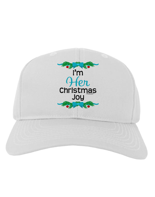 Her Christmas Joy Matching His & Hers Adult Baseball Cap Hat-Baseball Cap-TooLoud-White-One Size-Davson Sales