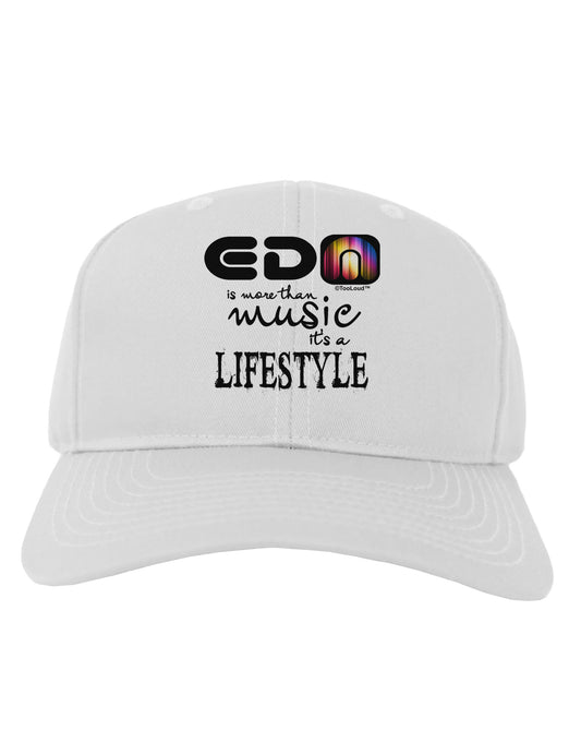 EDM - A Lifestyle Adult Baseball Cap Hat-Baseball Cap-TooLoud-White-One Size-Davson Sales