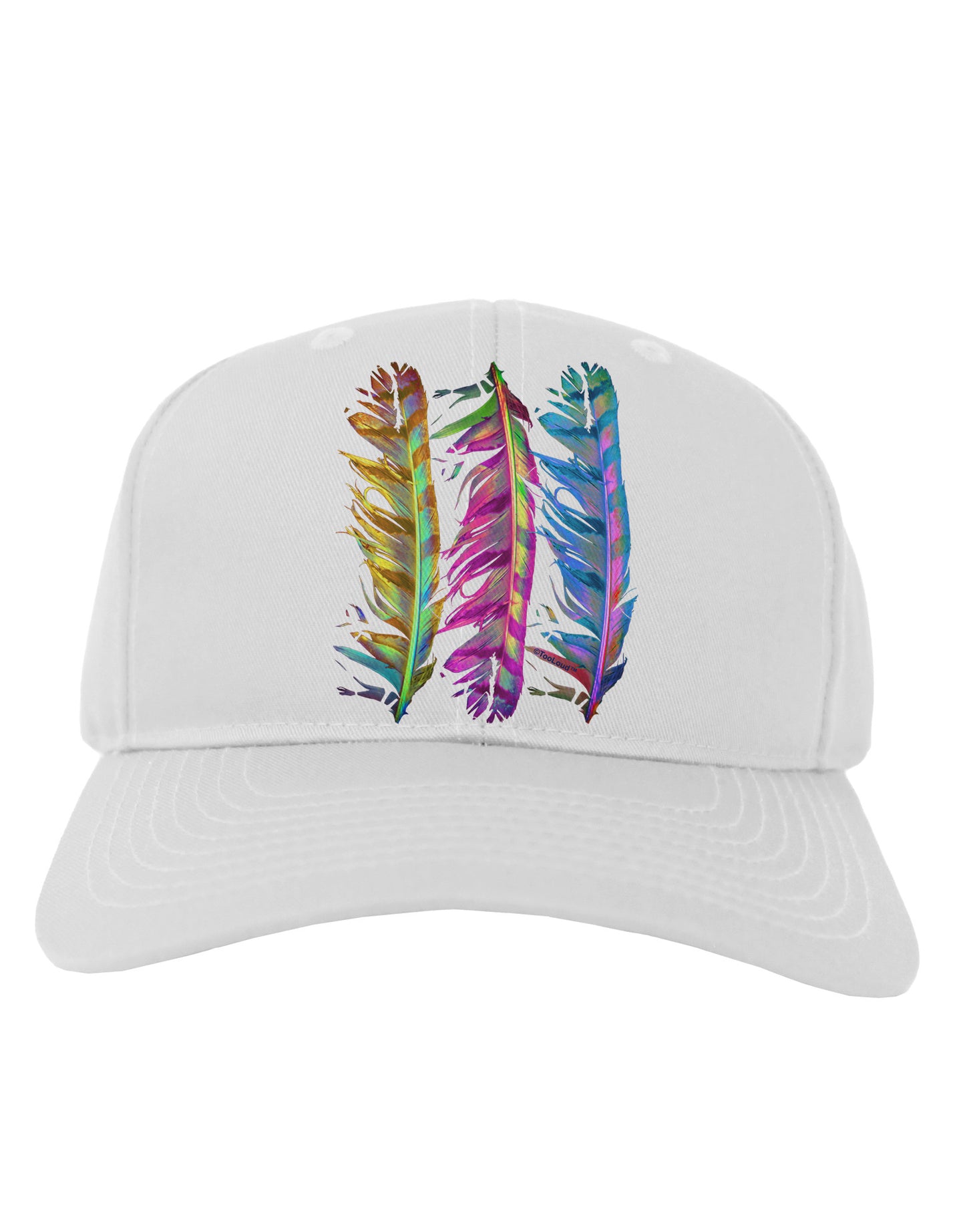 Magic Feathers Adult Baseball Cap Hat-Baseball Cap-TooLoud-White-One Size-Davson Sales