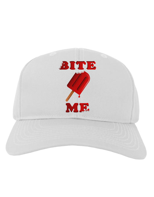Bite Me Ice Cream Adult Baseball Cap Hat-Baseball Cap-TooLoud-White-One Size-Davson Sales