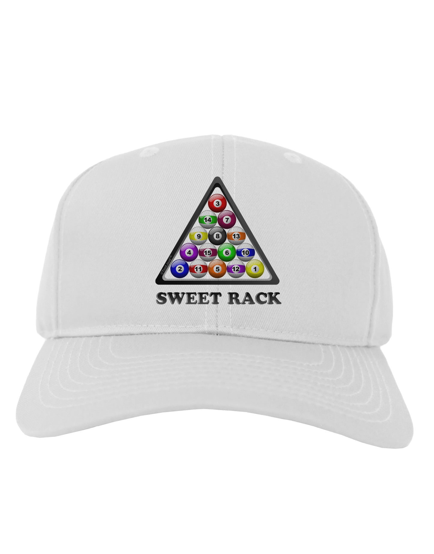 Sweet Rack - Pool Adult Baseball Cap Hat-Baseball Cap-TooLoud-White-One Size-Davson Sales