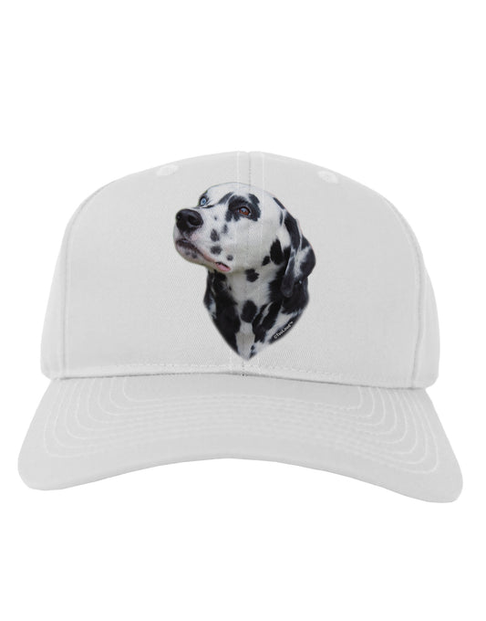 Dalmatian Portrait Adult Baseball Cap Hat by TooLoud-Baseball Cap-TooLoud-White-One Size-Davson Sales