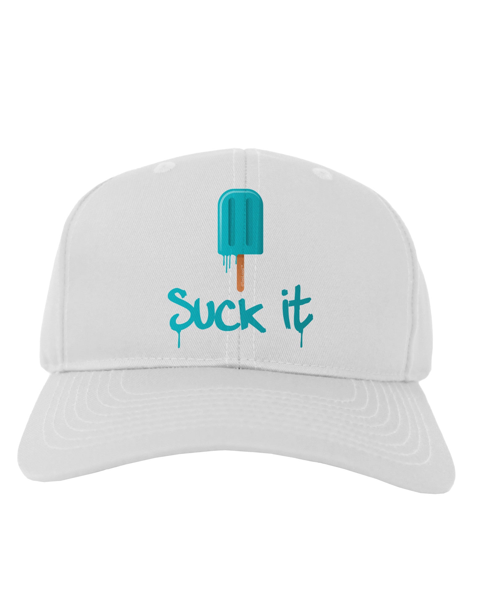 Suck It Popsicle Adult Baseball Cap Hat-Baseball Cap-TooLoud-White-One Size-Davson Sales