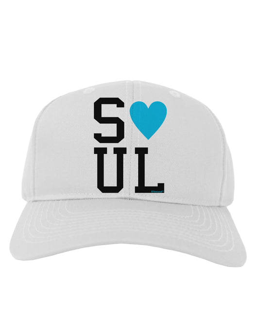 Matching Soulmate Design - Soul - Blue Adult Baseball Cap Hat by TooLoud-Baseball Cap-TooLoud-White-One Size-Davson Sales