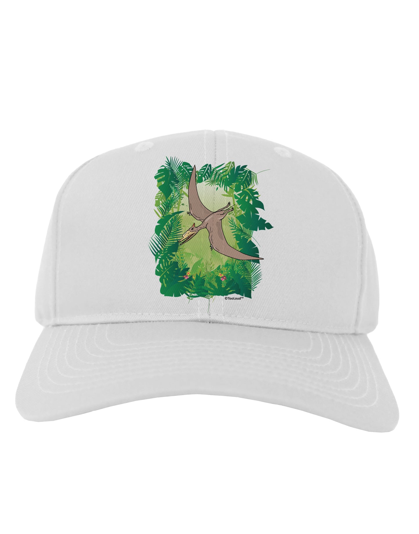 Pterosaurs - Without Name Adult Baseball Cap Hat by TooLoud-Baseball Cap-TooLoud-White-One Size-Davson Sales