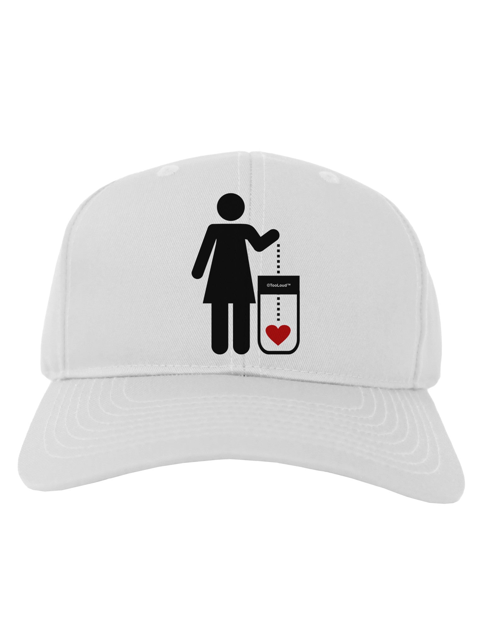Single and Happy - Single Woman Adult Baseball Cap Hat by TooLoud-Baseball Cap-TooLoud-White-One Size-Davson Sales