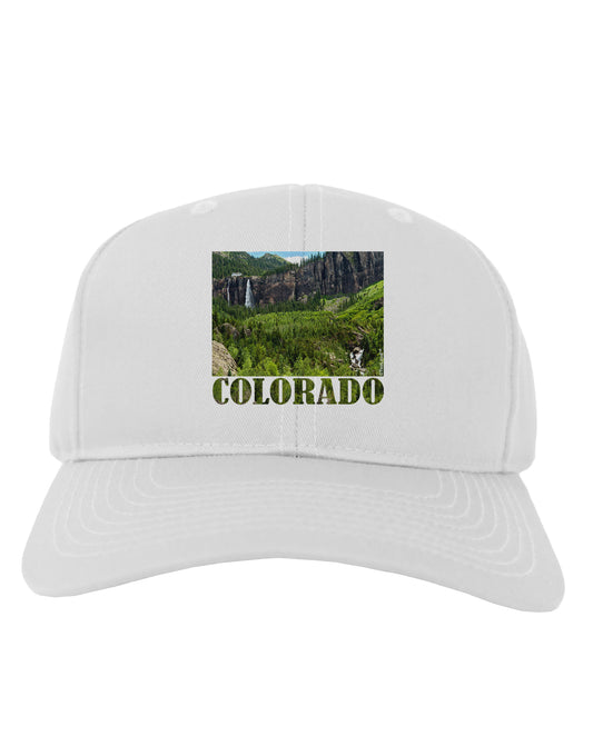 Beautiful Cliffs Colorado Adult Baseball Cap Hat by-Baseball Cap-TooLoud-White-One Size-Davson Sales
