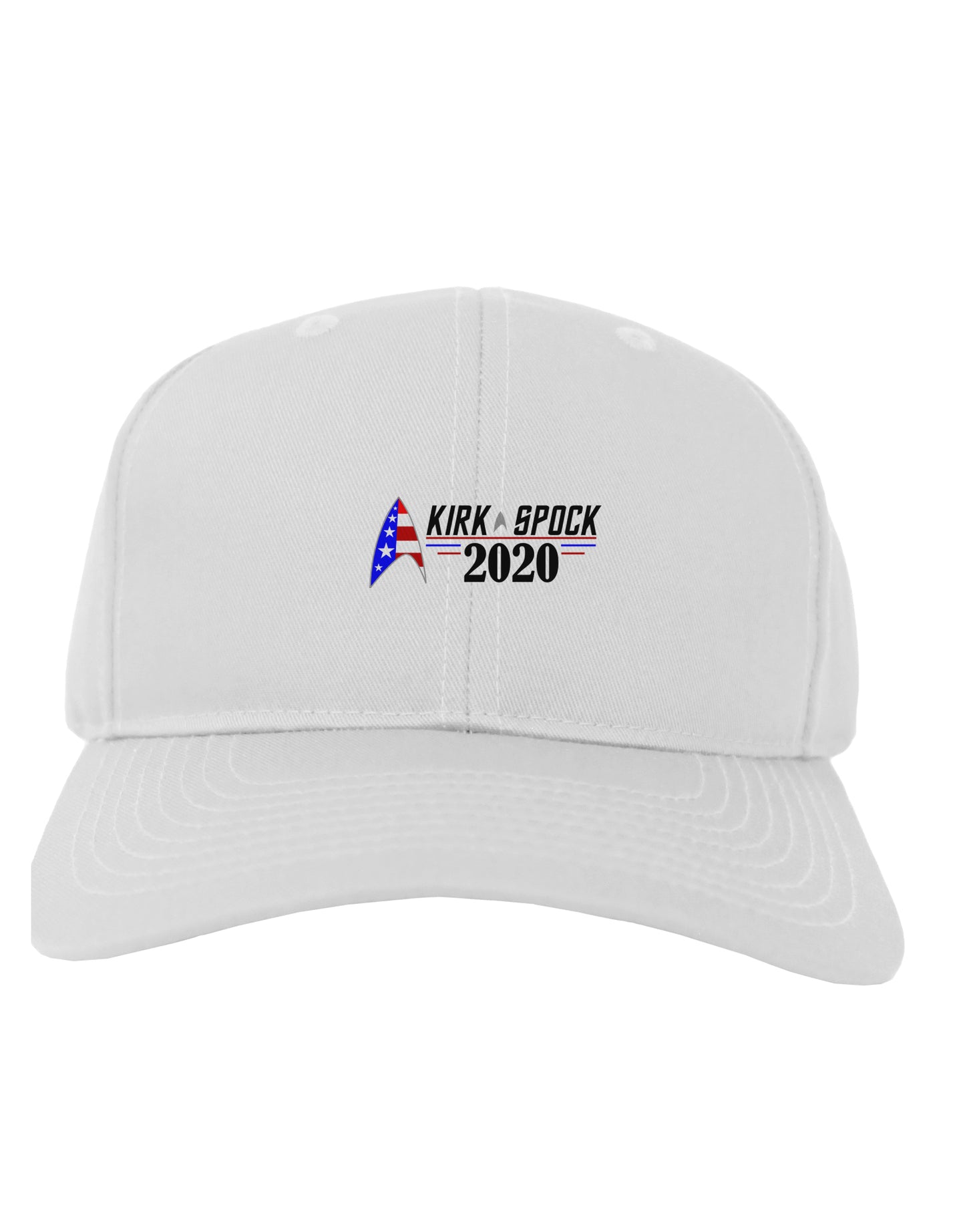 Kirk Spock 2020 Funny Adult Baseball Cap Hat by TooLoud-Baseball Cap-TooLoud-White-One Size-Davson Sales