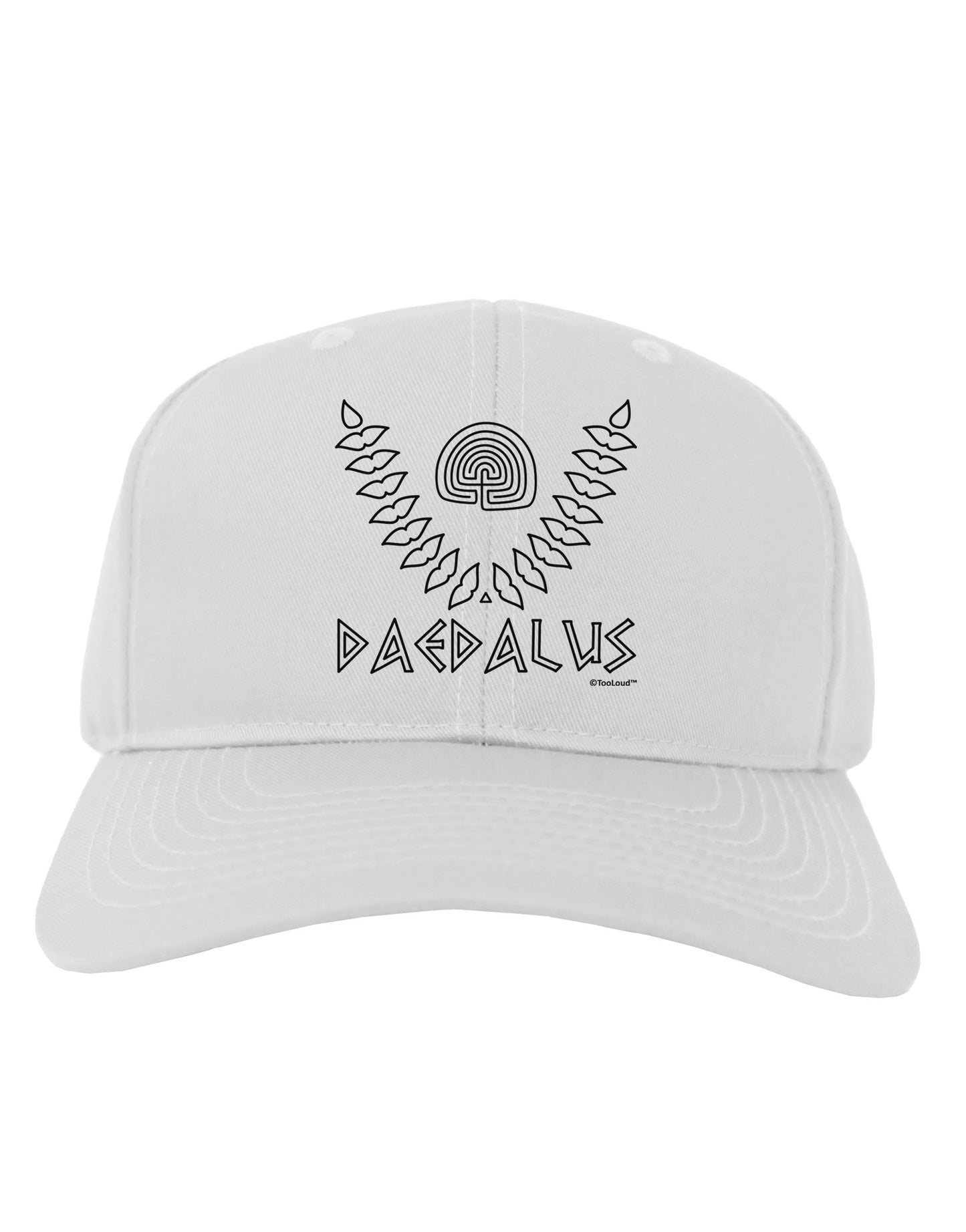 Labyrinth - Daedalus - Greek Mythology Adult Baseball Cap Hat by TooLoud-Baseball Cap-TooLoud-White-One Size-Davson Sales