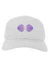 Easy Mermaid Costume Purple Shells - Halloween Adult Baseball Cap Hat-Baseball Cap-TooLoud-White-One Size-Davson Sales