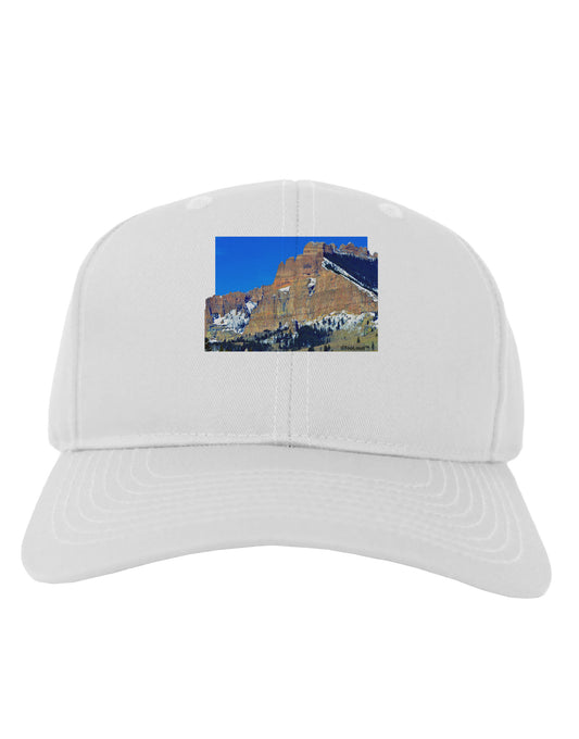 Colorado Snowy Mountains Cutout Adult Baseball Cap Hat-Baseball Cap-TooLoud-White-One Size-Davson Sales