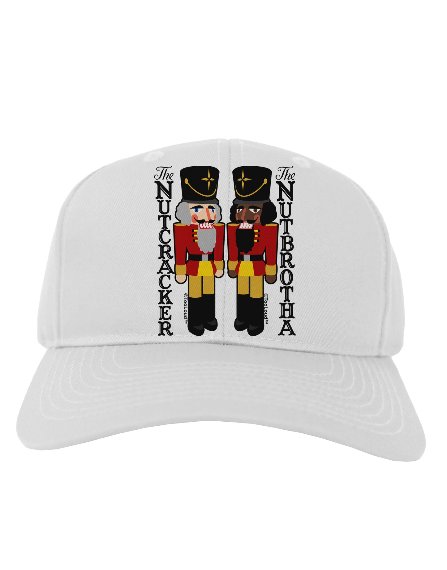 The Nutcracker and Nutbrotha Adult Baseball Cap Hat by-Baseball Cap-TooLoud-White-One Size-Davson Sales