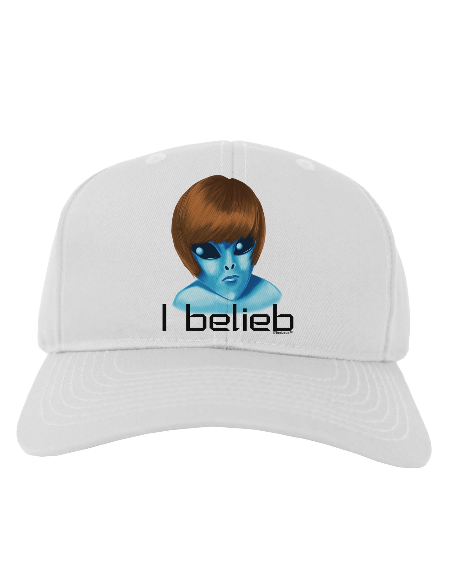 Extraterrestial - I Belieb Adult Baseball Cap Hat by TooLoud-Baseball Cap-TooLoud-White-One Size-Davson Sales
