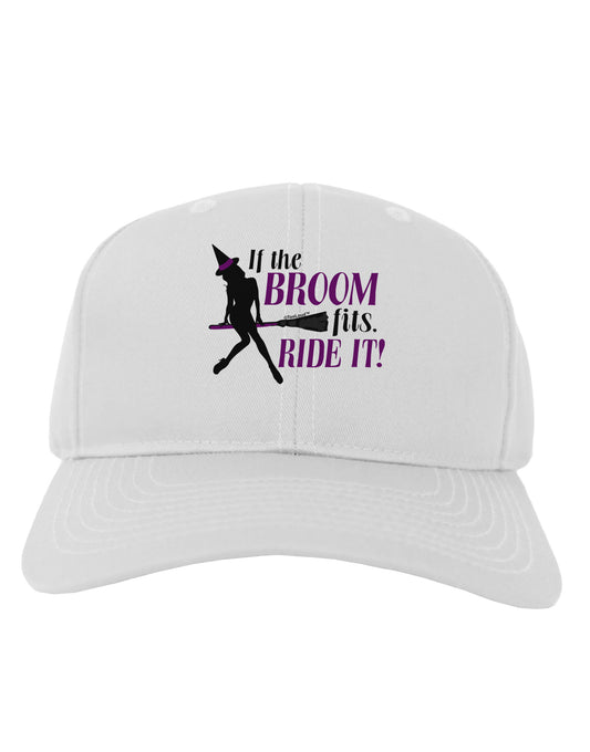 Ride It Purple Adult Baseball Cap Hat-Baseball Cap-TooLoud-White-One Size-Davson Sales