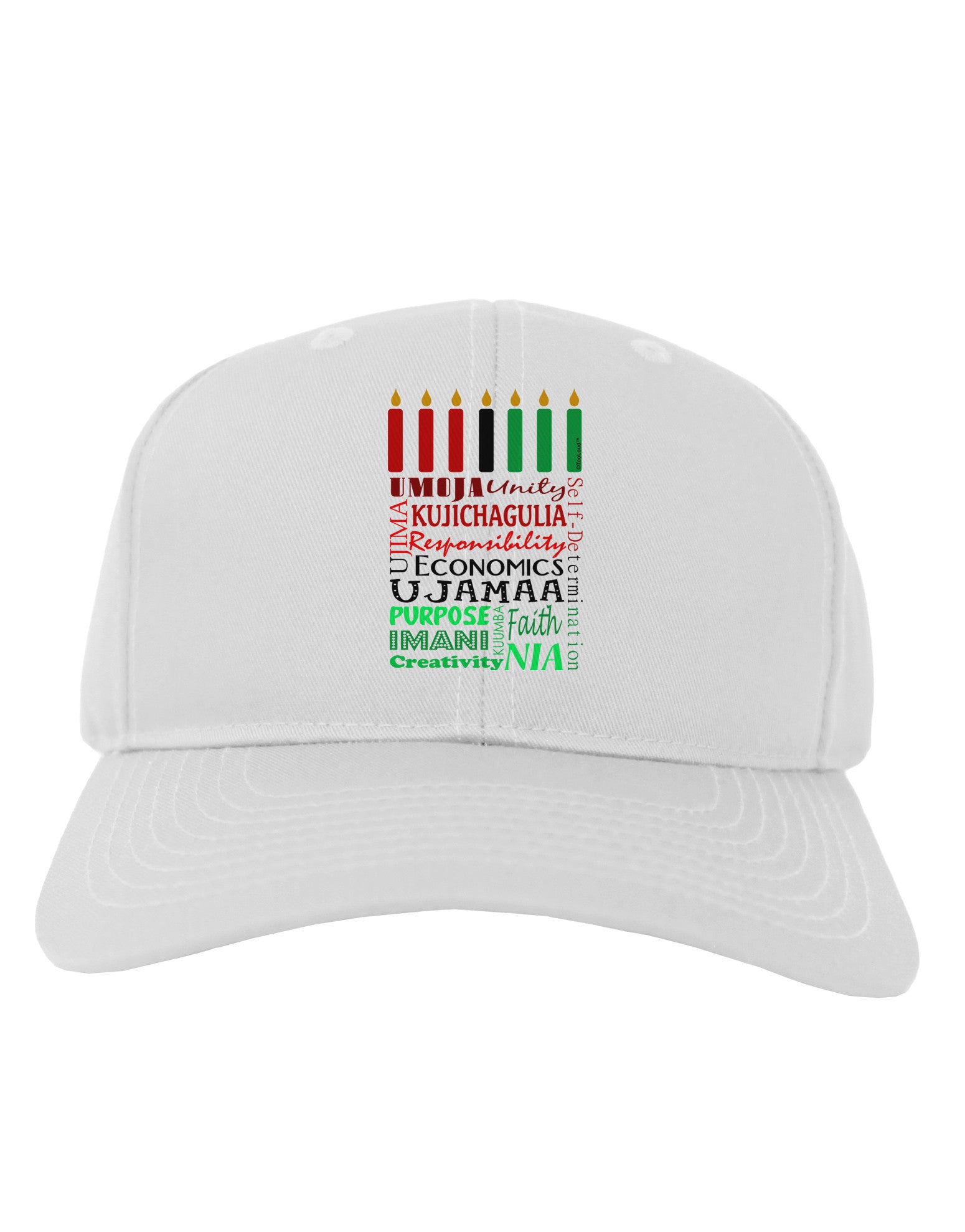 7 Principles Box Adult Baseball Cap Hat-Baseball Cap-TooLoud-White-One Size-Davson Sales