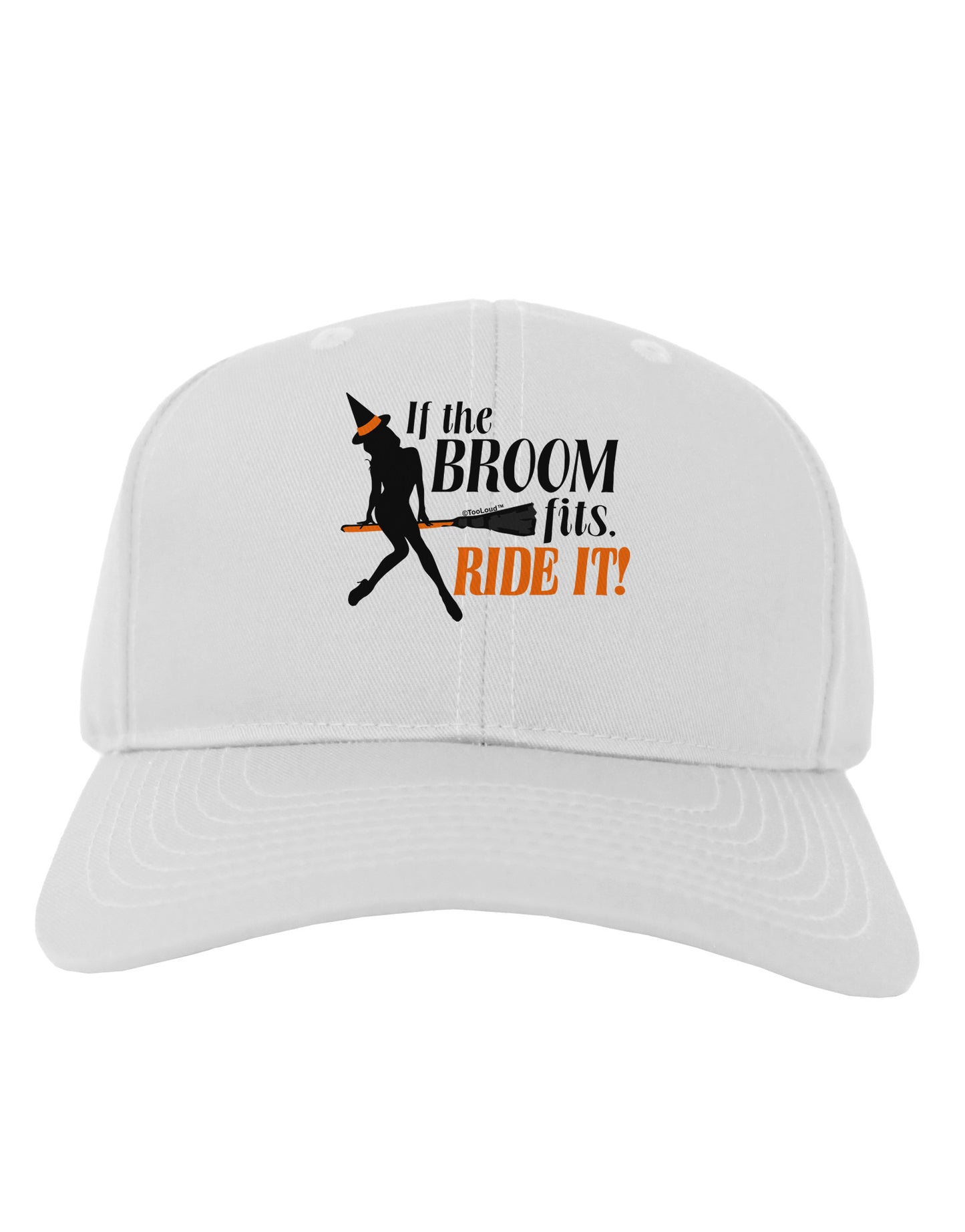 Ride It Orange Adult Baseball Cap Hat-Baseball Cap-TooLoud-White-One Size-Davson Sales