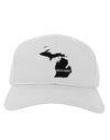 Michigan - United States Shape Adult Baseball Cap Hat-Baseball Cap-TooLoud-White-One Size-Davson Sales