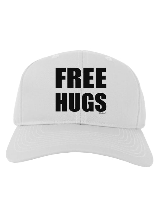 Free Hugs Adult Baseball Cap Hat-Baseball Cap-TooLoud-White-One Size-Davson Sales