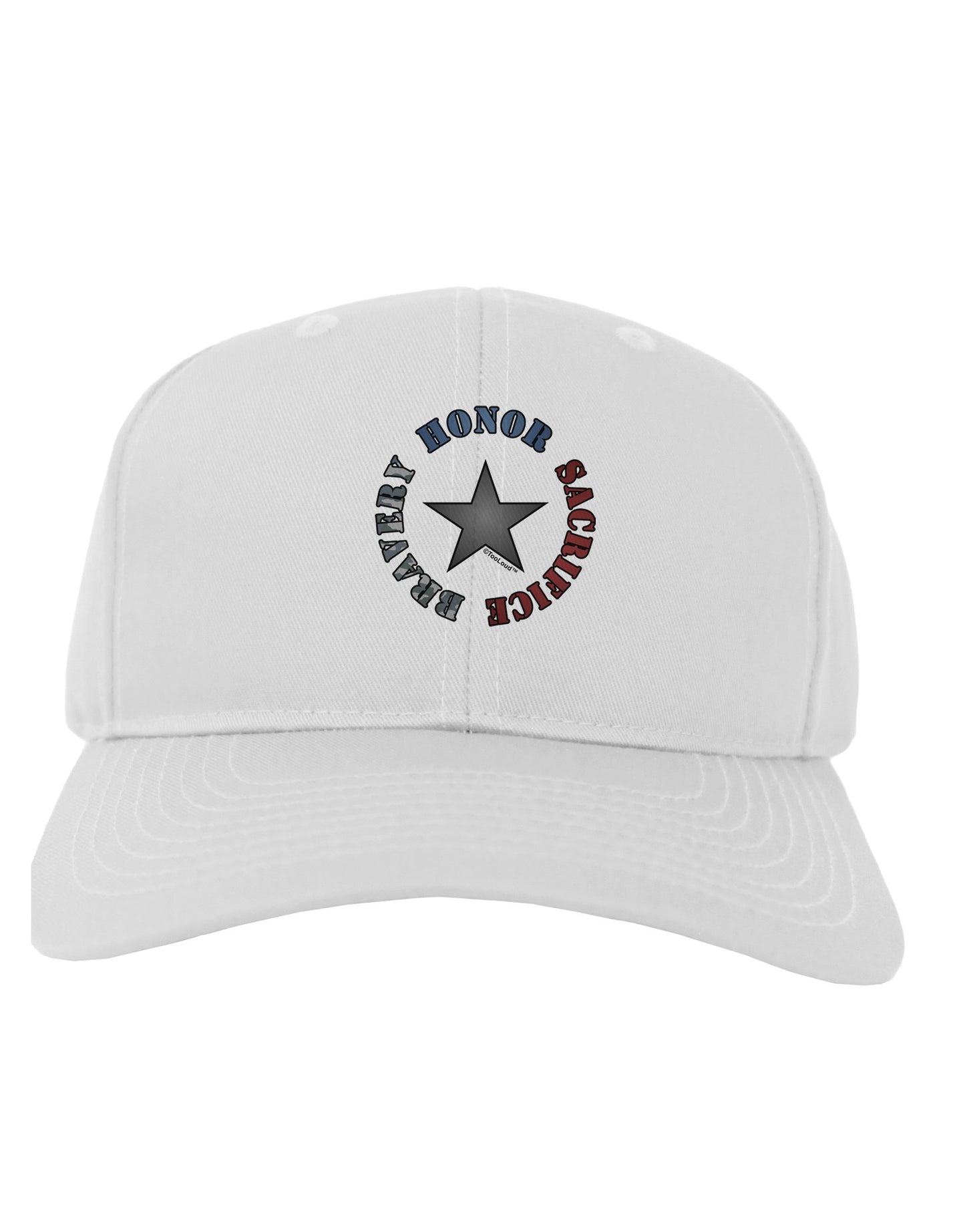 Honor Sacrifice Bravery Adult Baseball Cap Hat by TooLoud-Baseball Cap-TooLoud-White-One Size-Davson Sales