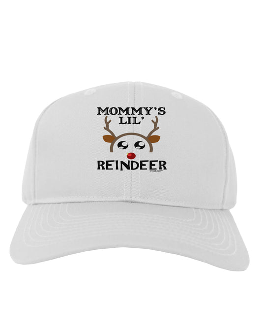 Mommy's Lil Reindeer Boy Adult Baseball Cap Hat-Baseball Cap-TooLoud-White-One Size-Davson Sales