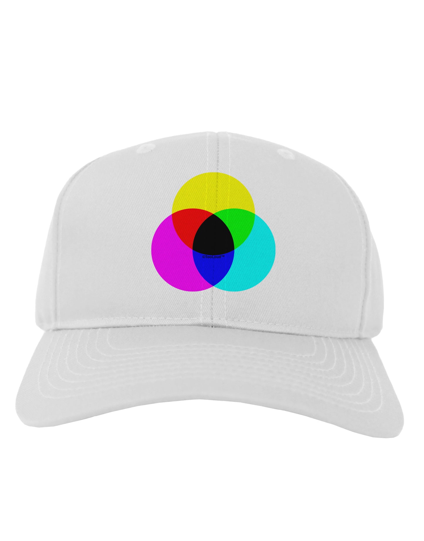 CMYK Color Model Adult Baseball Cap Hat by TooLoud-Baseball Cap-TooLoud-White-One Size-Davson Sales