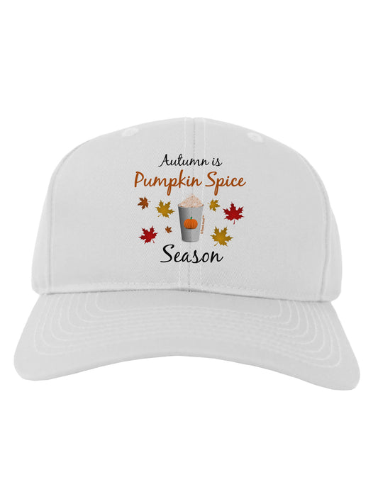 Pumpkin Spice Season Adult Baseball Cap Hat-Baseball Cap-TooLoud-White-One Size-Davson Sales