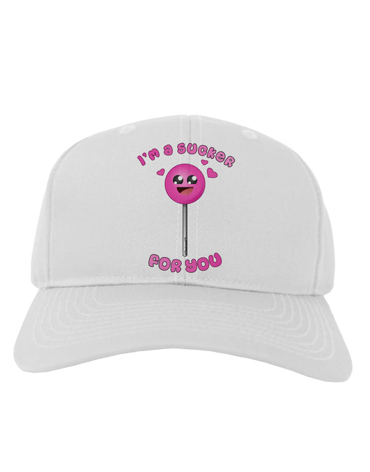 Sucker For You Adult Baseball Cap Hat-Baseball Cap-TooLoud-White-One Size-Davson Sales