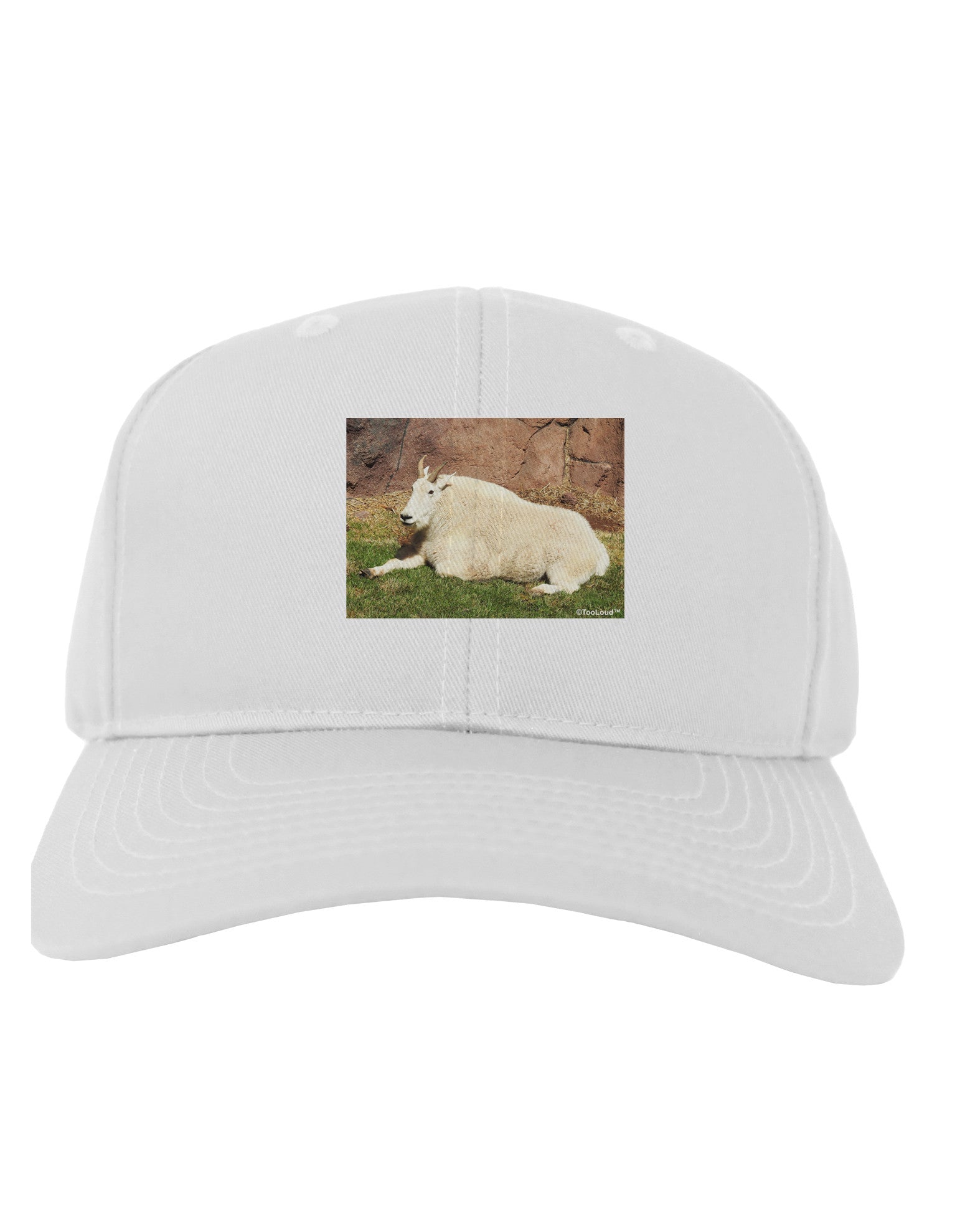 Relaxing Ram Adult Baseball Cap Hat-Baseball Cap-TooLoud-White-One Size-Davson Sales