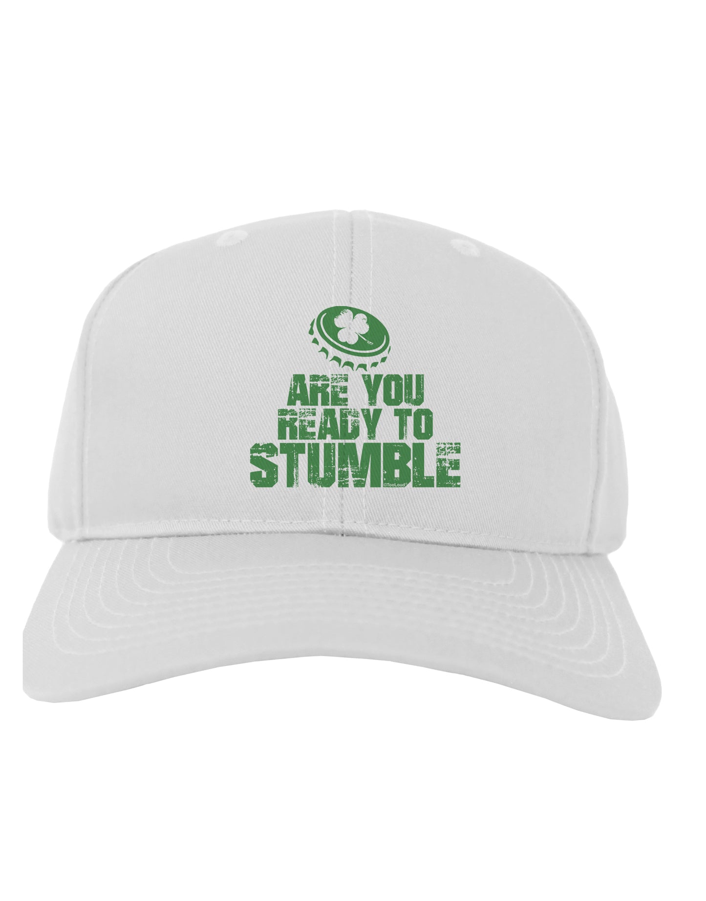 Are You Ready To Stumble Funny Adult Baseball Cap Hat by TooLoud-Baseball Cap-TooLoud-White-One Size-Davson Sales