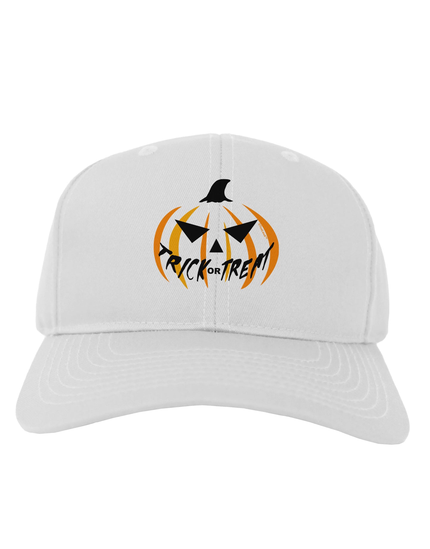 Trick or Treat Jack Adult Baseball Cap Hat-Baseball Cap-TooLoud-White-One Size-Davson Sales