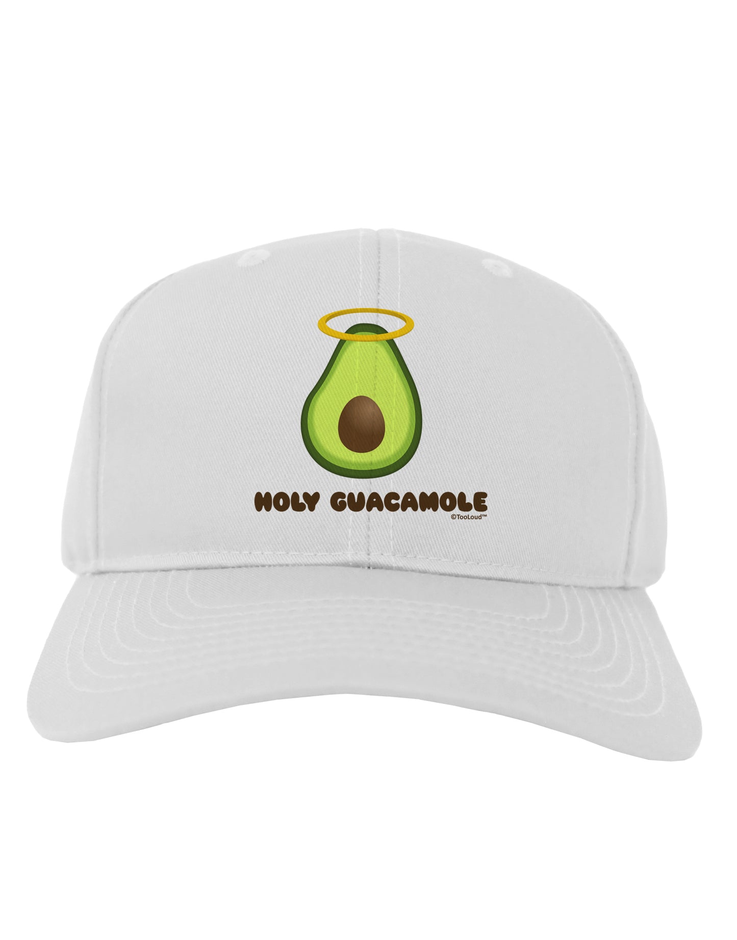 Holy Guacamole Design Adult Baseball Cap Hat by TooLoud-Baseball Cap-TooLoud-White-One Size-Davson Sales