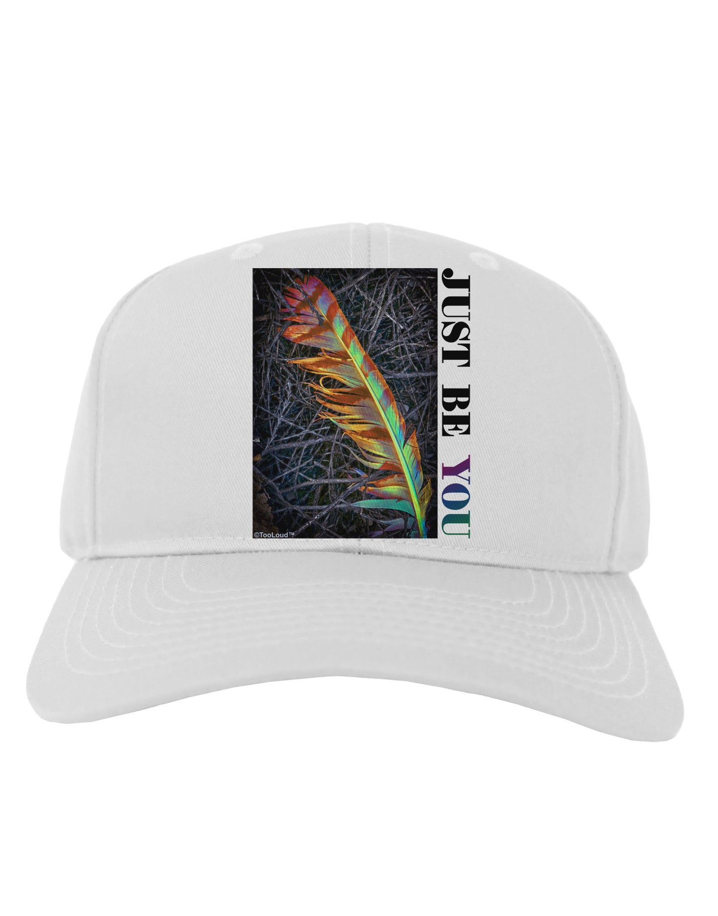 Just Be You - Unique Adult Baseball Cap Hat-Baseball Cap-TooLoud-White-One Size-Davson Sales