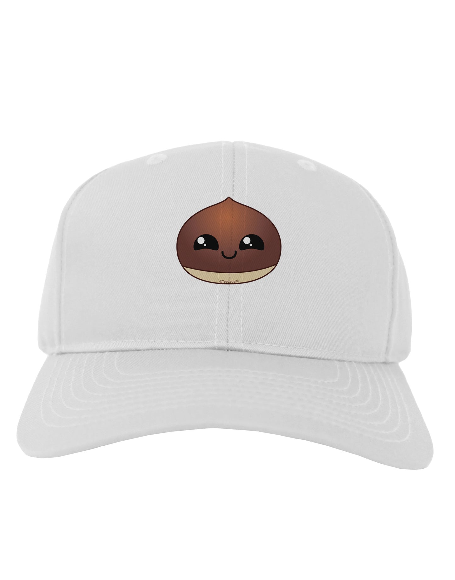 Cute Chestnut Design - Christmas Adult Baseball Cap Hat-Baseball Cap-TooLoud-White-One Size-Davson Sales