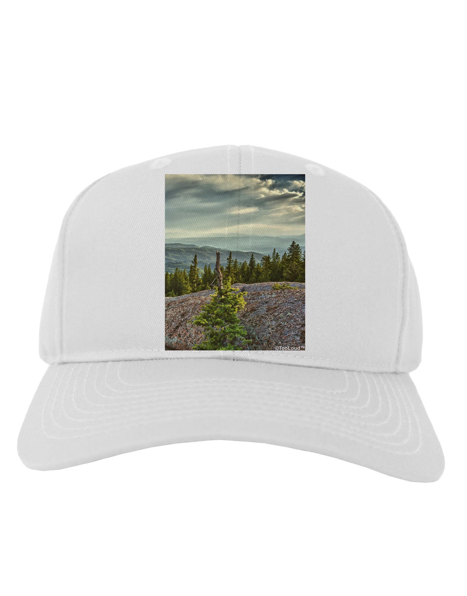 Nature Photography - Pine Kingdom Adult Baseball Cap Hat by-Baseball Cap-TooLoud-White-One Size-Davson Sales
