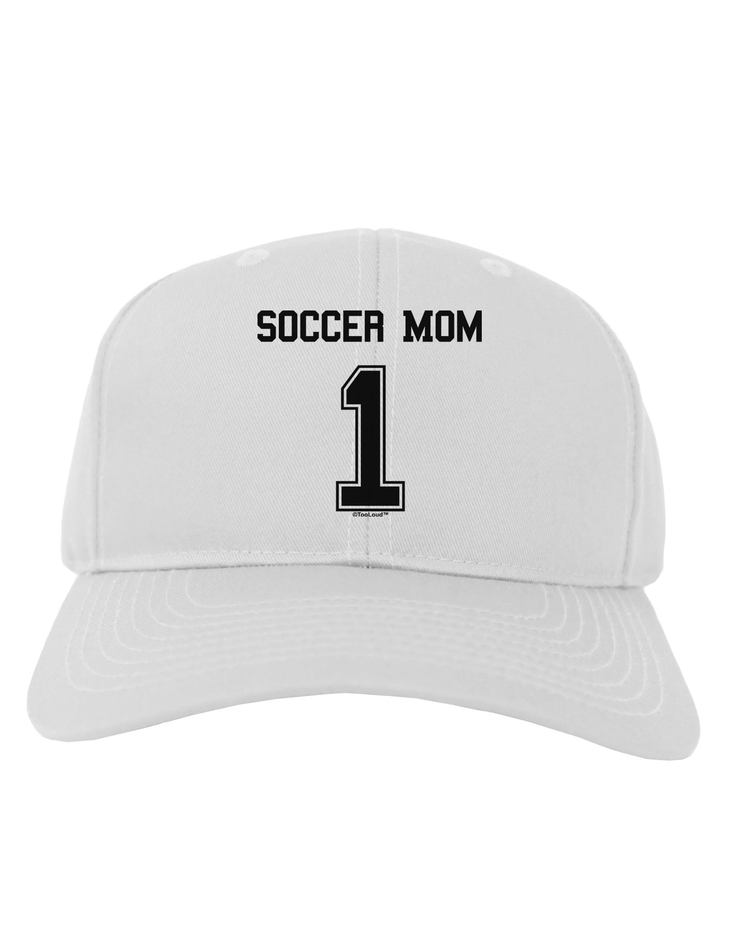 Soccer Mom Jersey Adult Baseball Cap Hat-Baseball Cap-TooLoud-White-One Size-Davson Sales