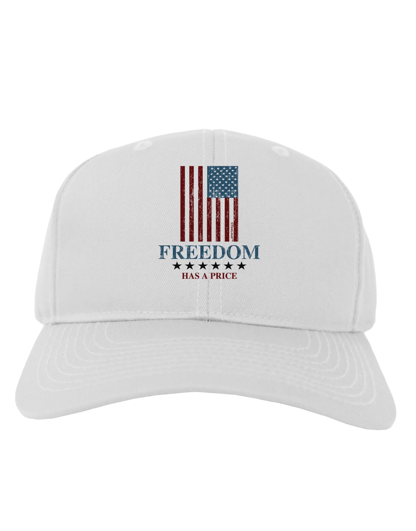 Freedom Flag Color Adult Baseball Cap Hat-Baseball Cap-TooLoud-White-One Size-Davson Sales