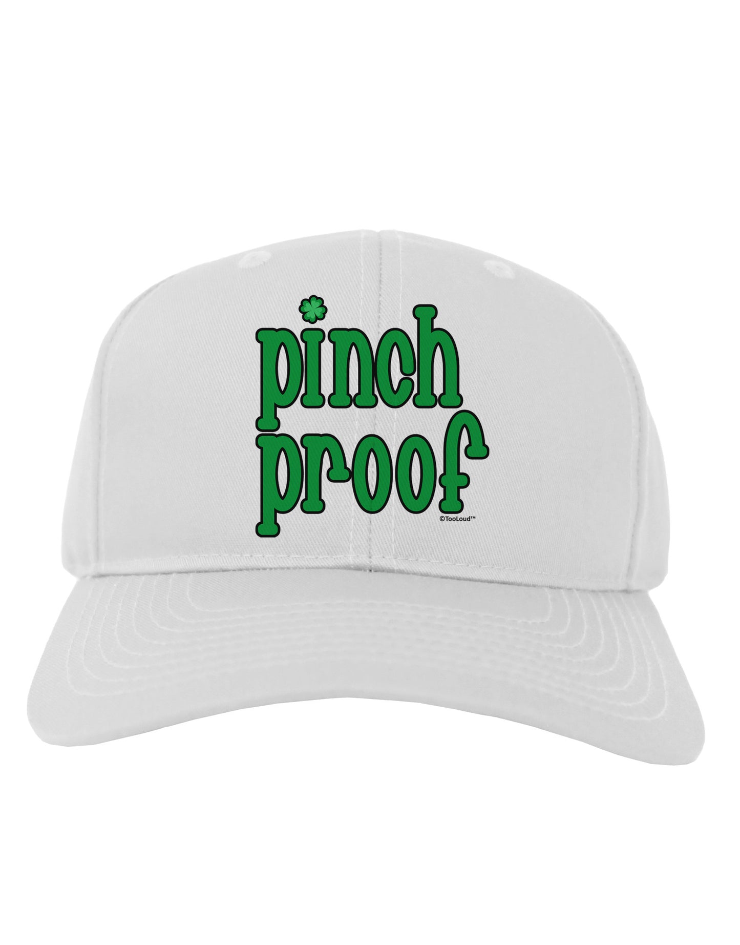 Pinch Proof - St. Patrick's Day Adult Baseball Cap Hat by TooLoud-Baseball Cap-TooLoud-White-One Size-Davson Sales