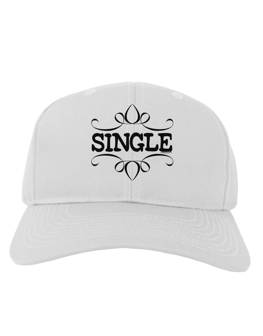 Single Adult Baseball Cap Hat by-Baseball Cap-TooLoud-White-One Size-Davson Sales