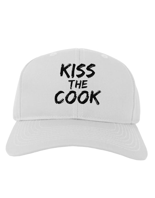 Kiss the Cook Grill Master 2 - Text Adult Baseball Cap Hat-Baseball Cap-TooLoud-White-One Size-Davson Sales