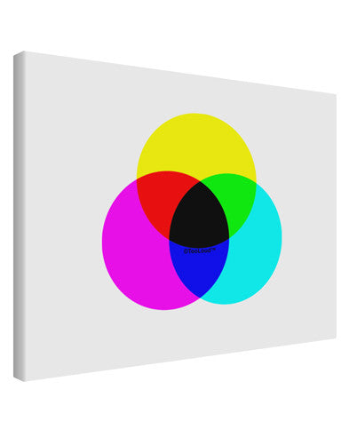 CMYK Color Model Printed Canvas Art Landscape - Choose Size by TooLoud-TooLoud-14x11"-Davson Sales