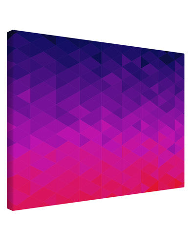 Geometric Gradient AOP Printed Canvas Art Landscape - Choose Size by TooLoud-TooLoud-14x11"-Davson Sales