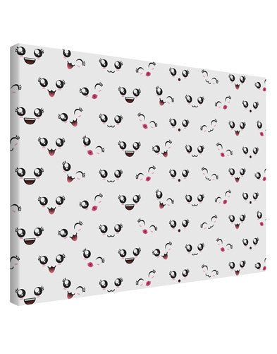 Kyu-T Faces AOP Printed Canvas Art Landscape - Choose Size by TooLoud-TooLoud-14x11"-Davson Sales