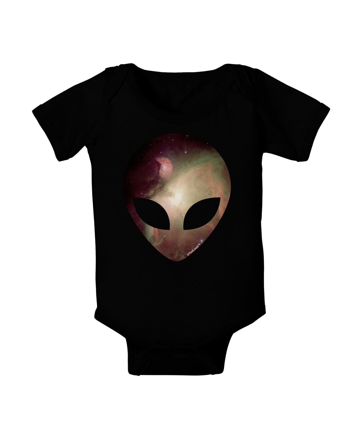 Extraterrestrial Face - Space #2 Baby Bodysuit Dark by TooLoud-Baby Romper-TooLoud-Black-06-Months-Davson Sales
