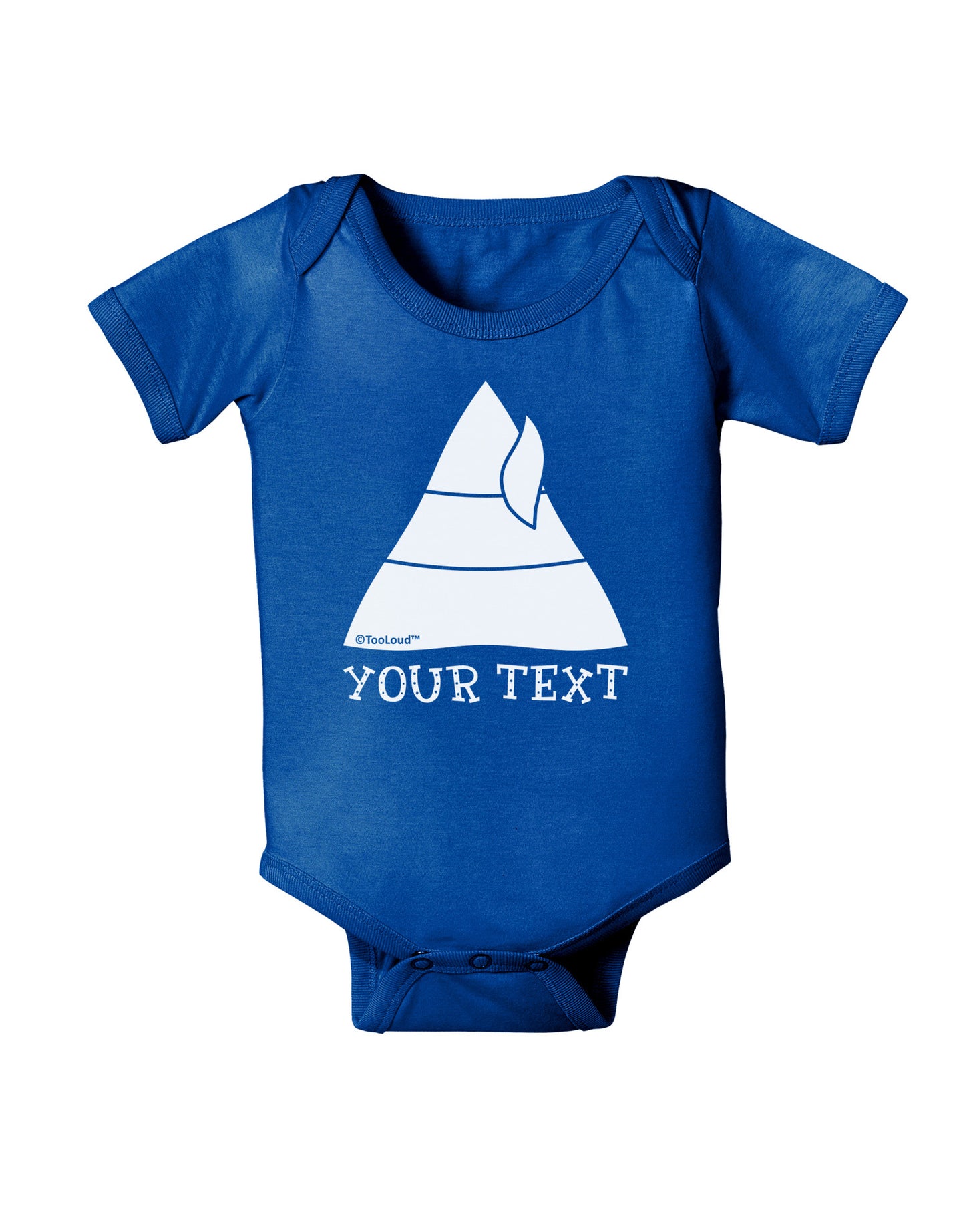 Personalized Matching Elf Family Design - Your Text Baby Bodysuit Dark-Baby Romper-TooLoud-Royal-Blue-06-Months-Davson Sales