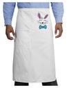 Happy Easter Bunny Face Adult Bistro Apron-Bistro Apron-TooLoud-White-One-Size-Adult-Davson Sales