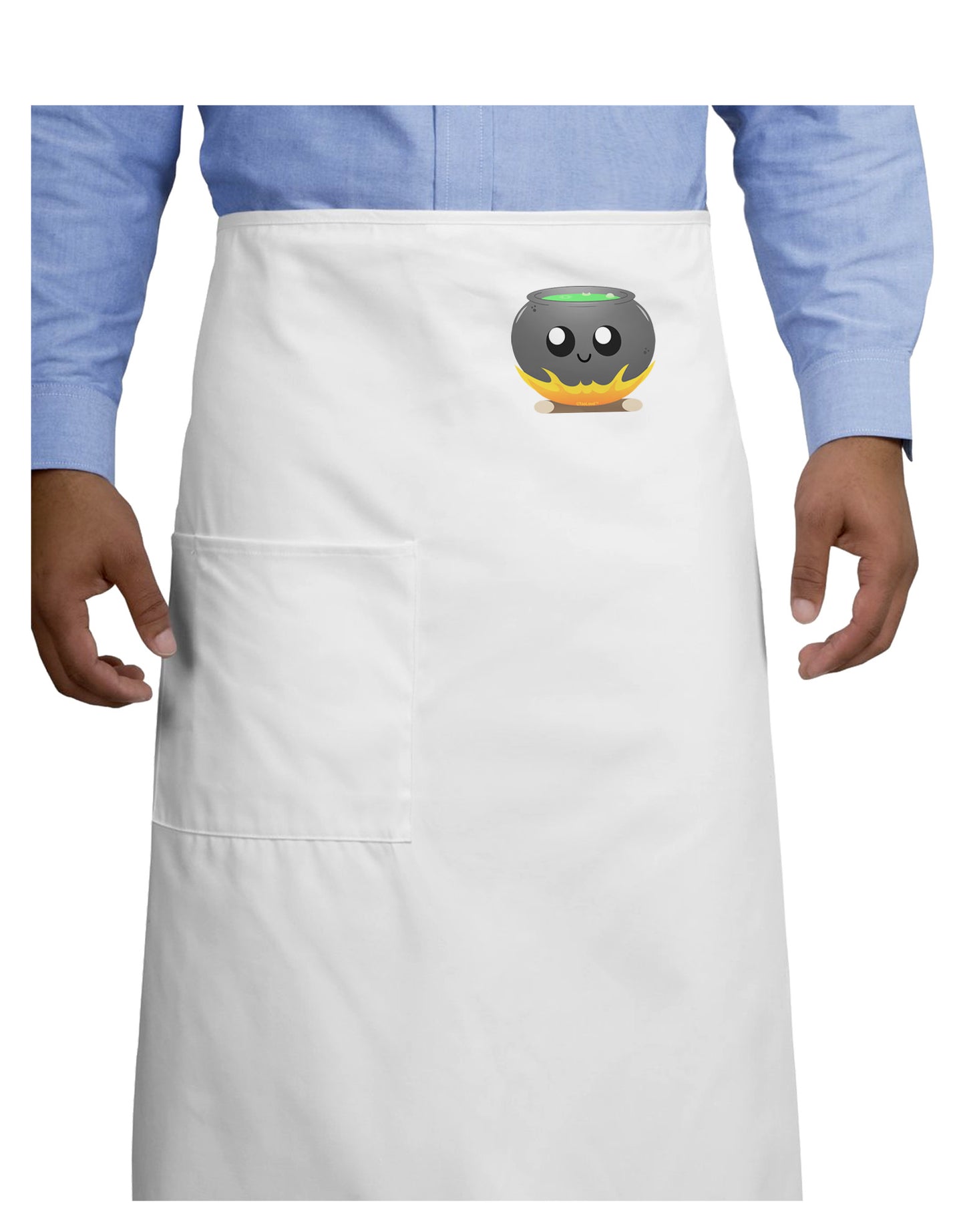Kally Cauldron Adult Bistro Apron-Bistro Apron-TooLoud-White-One-Size-Adult-Davson Sales