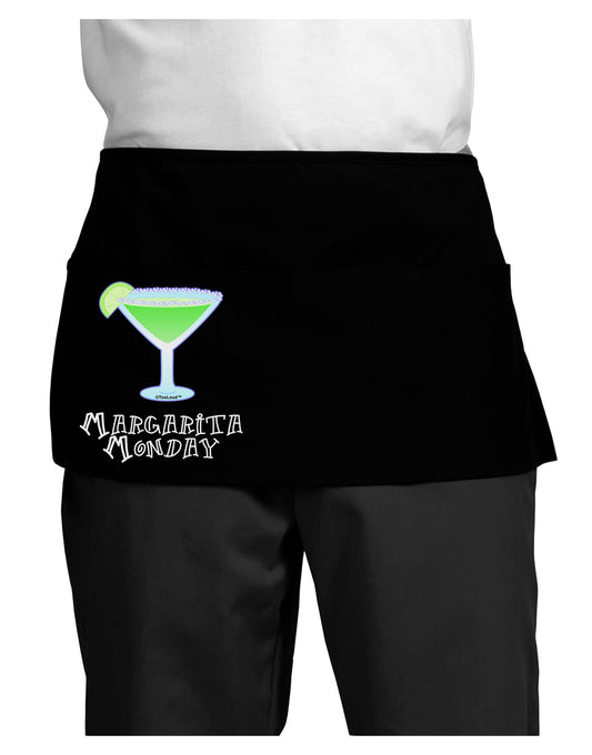 Margarita Monday Design - Pop Culture Dark Adult Mini Waist Apron, Server Apron by TooLoud-Mini Waist Apron-TooLoud-Black-One-Size-Davson Sales