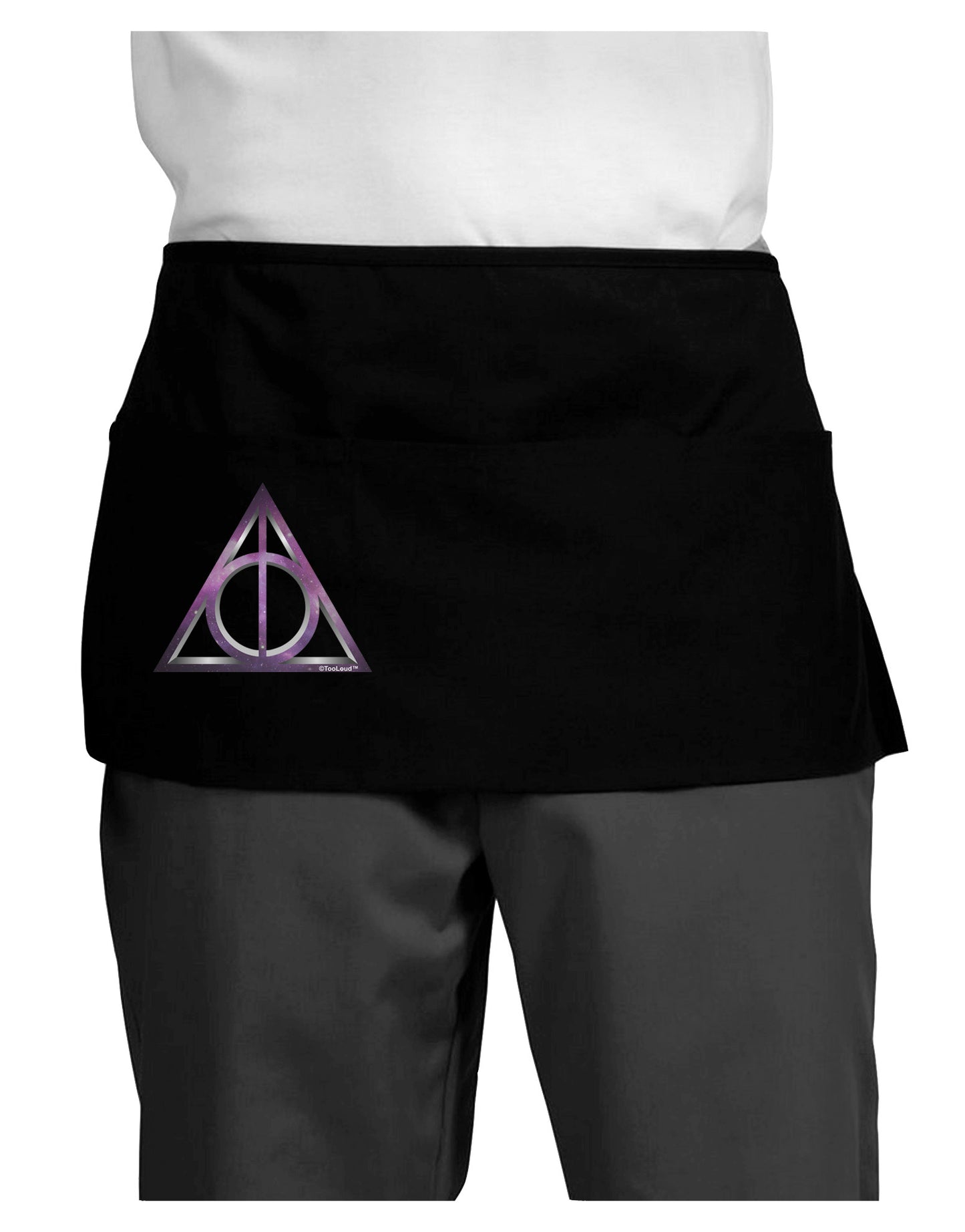 Magic Symbol Dark Adult Mini Waist Apron, Server Apron-Mini Waist Apron-TooLoud-Black-One-Size-Davson Sales